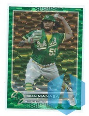 2022 Topps Sean Manaea #281 Green Foil Board 204/499 Oakland Athletics